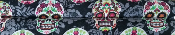 Computer Keyboard Wrist Supports, heat pad, cold pack, rice bag, Sugar skulls