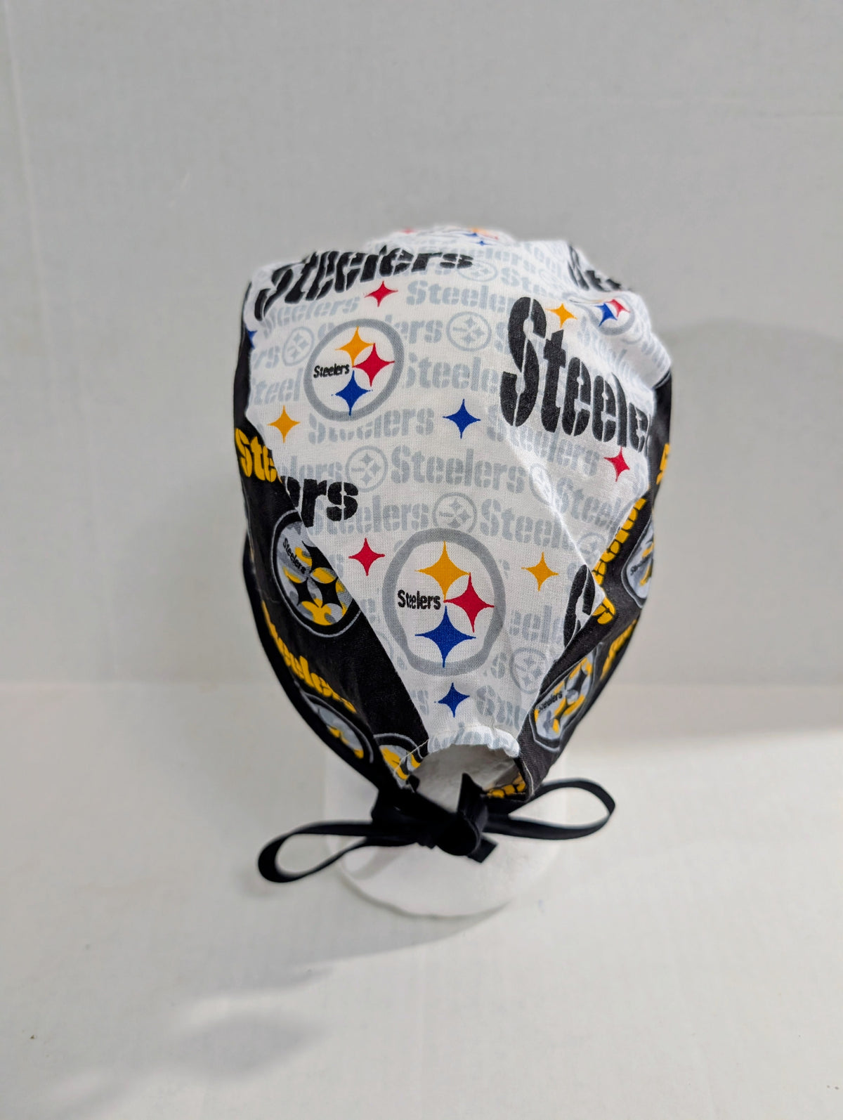Steelers, Skull cap, Doo Rag, Scrub Cap, Surgical Hat, Chemo Hat (Copy)