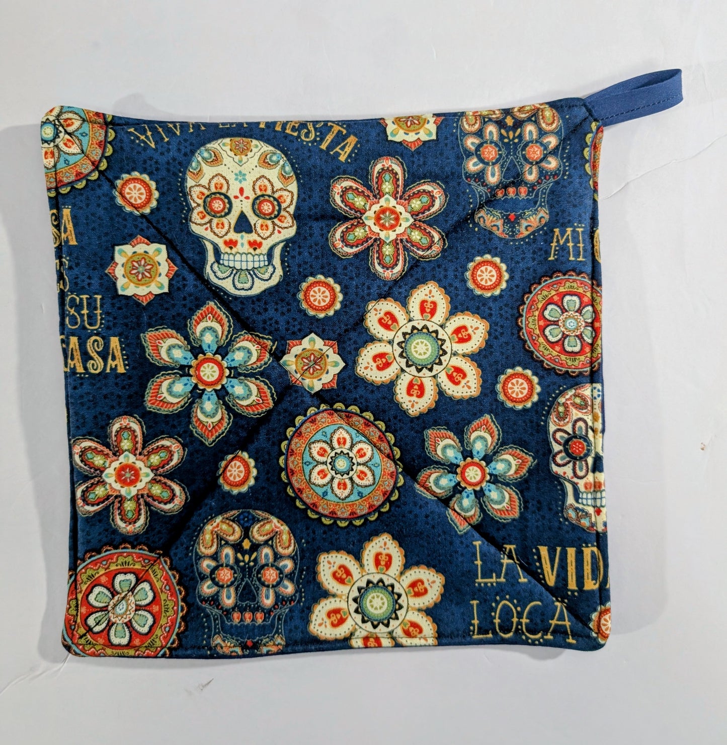 Sugar Skulls, PotHolder, Oven Mitt
