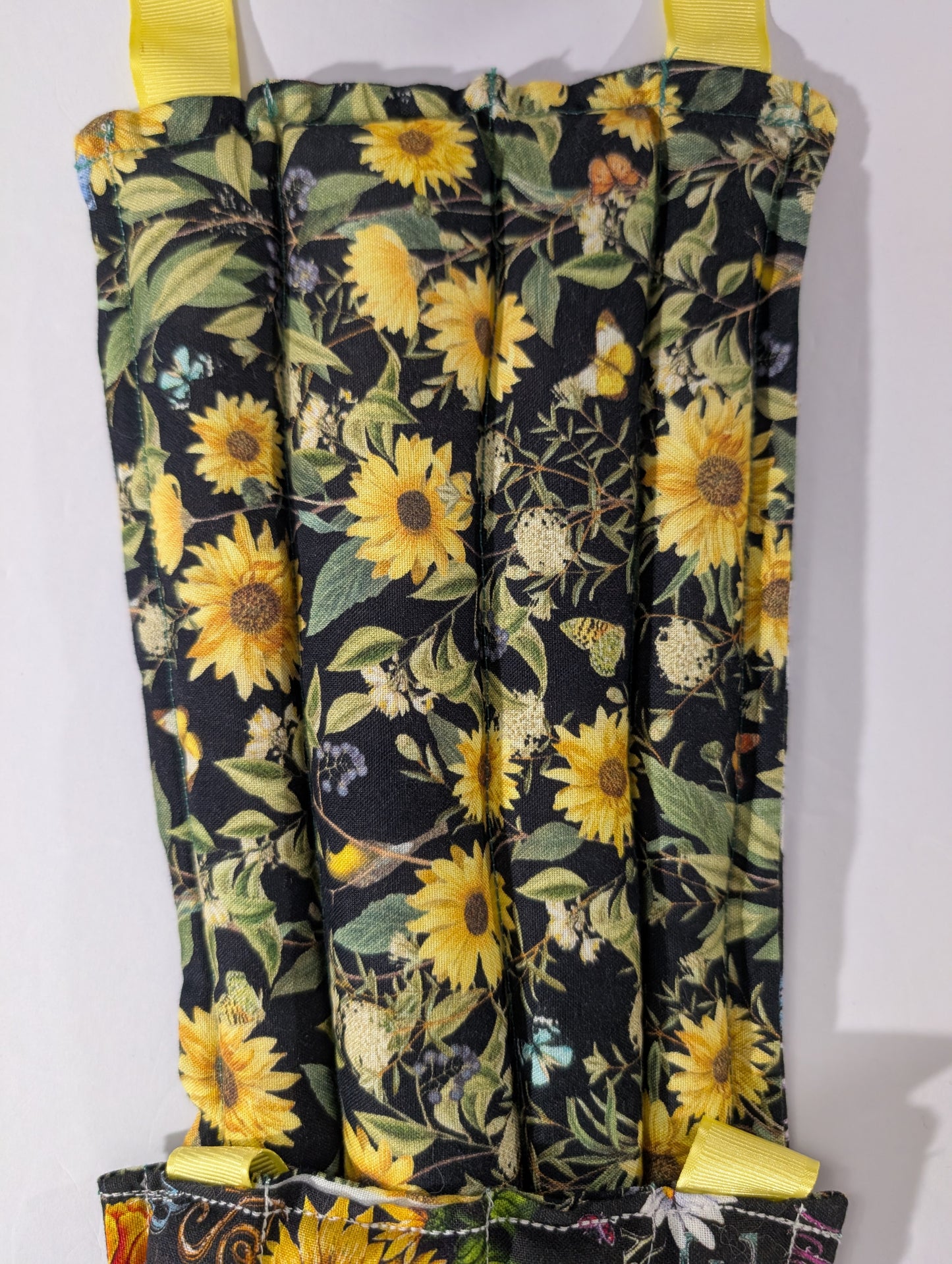 Rice flax seed therapeutic heating/cooling neck wrap, rice bag, Flowers, RTS