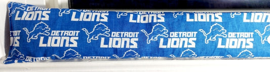 Door Draft Stopper, Cedar Filled, Draft Stopper, Detroit Lions