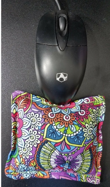 Computer Keyboard Wrist Supports, heat pad, rice bag, floral