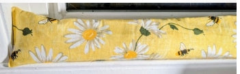 Door Draft Stopper, Cedar Filled, Draft Stopper, Window Draft Stopper, Bees