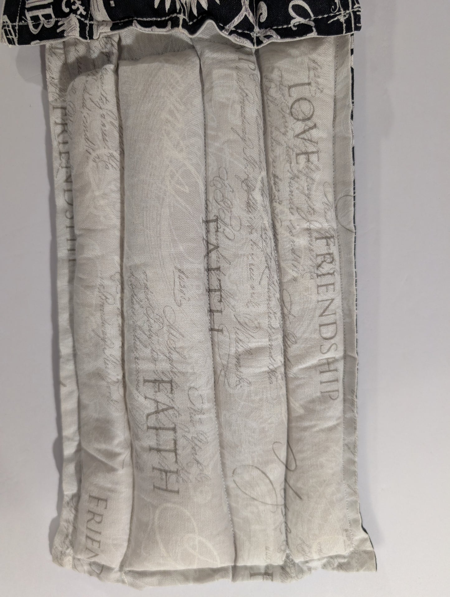 Rice flax seed therapeutic  heating/cooling neck wrap, rice bag, Religious, Faith