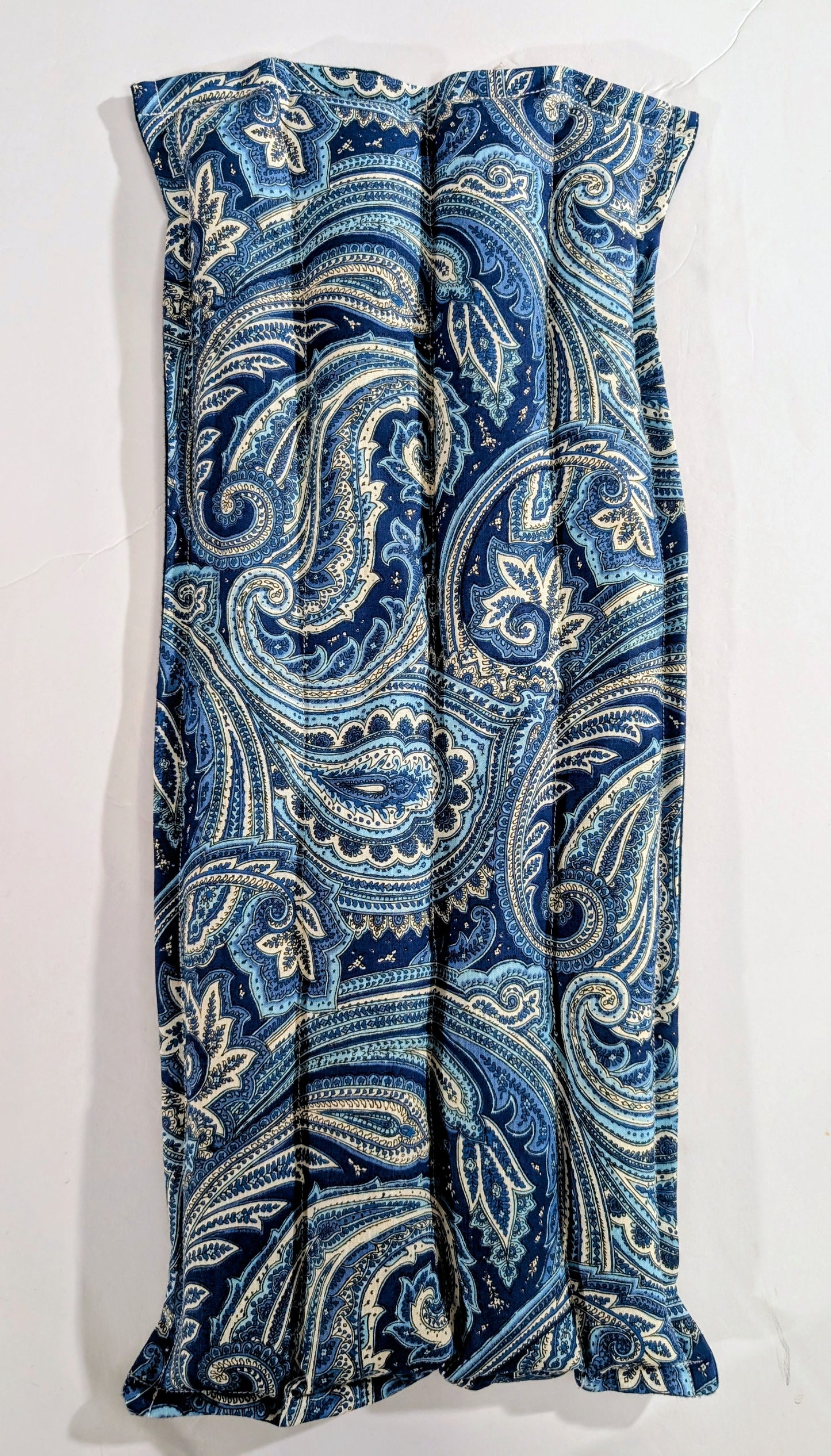 Rice therapeutic heating/cooling pad, rice bag, Heat/Cold Pack, Eye Bag, Paisley