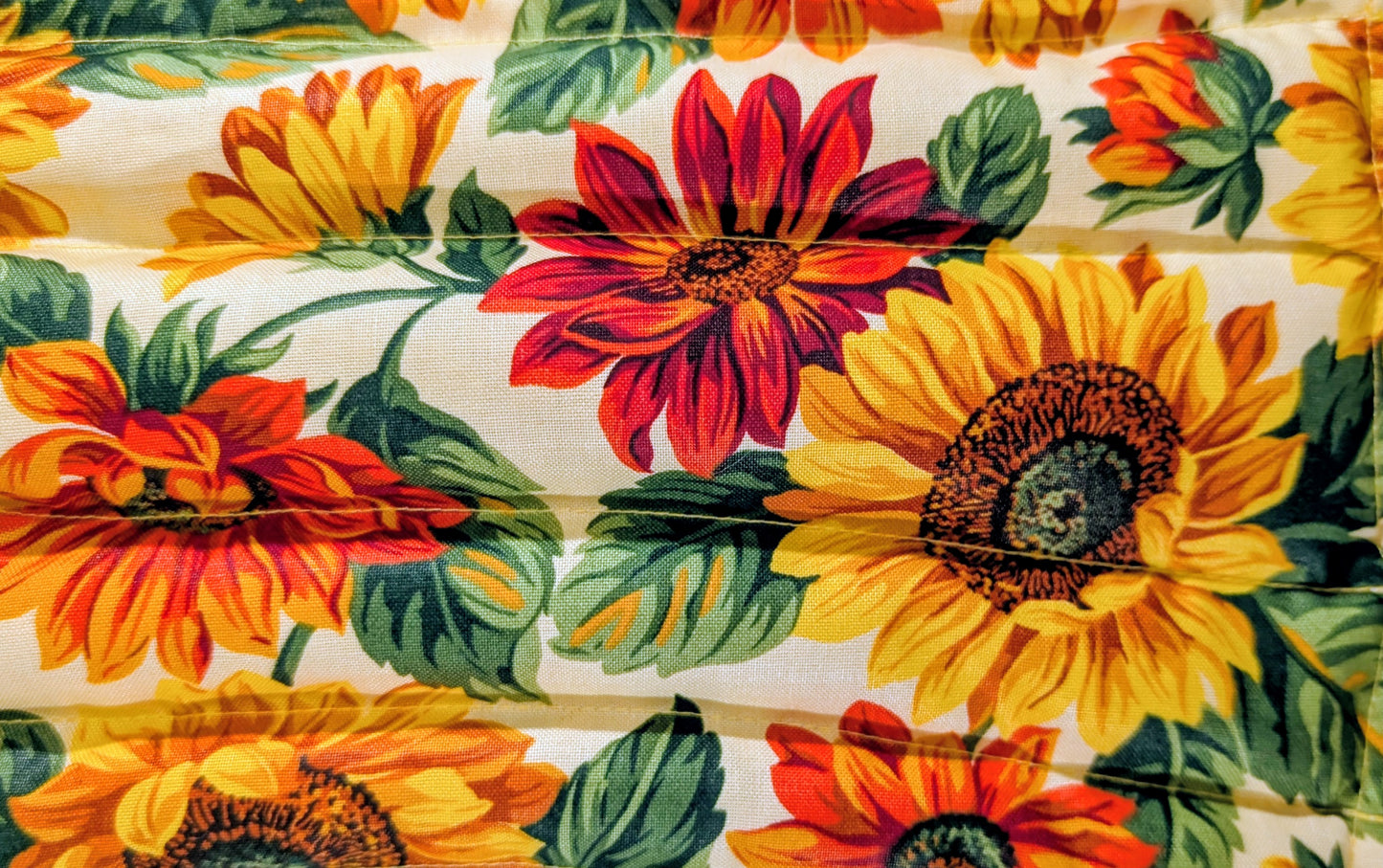 Rice therapeutic heating/cooling pad, rice bag, Heat/Cold Pack, Sunflowers, Chickens