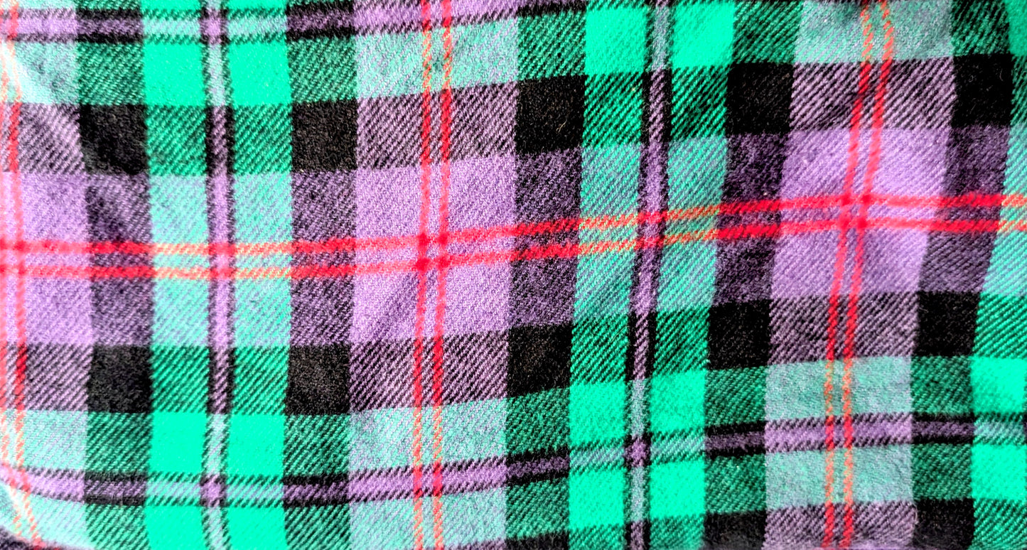 Rice Therapeutic Heating/cooling Foot Warmer, rice bag, heat pad, Plaid