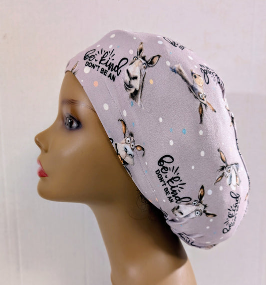 Donkey, Scrub Cap, Surgical Hat, Euro Scrub Cap, European, Chemo Hat