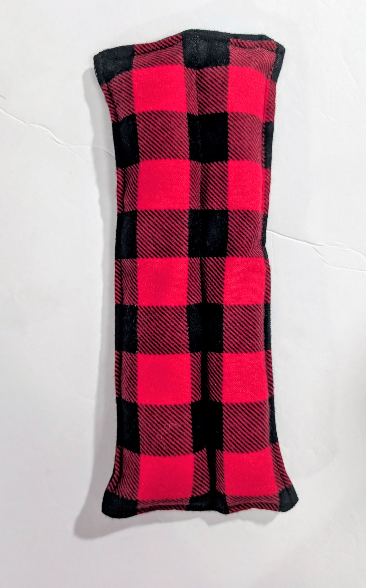 Rice therapeutic heating/cooling pad, rice bag, Heat/Cold Pack, Eye Bag, Red, Plaid