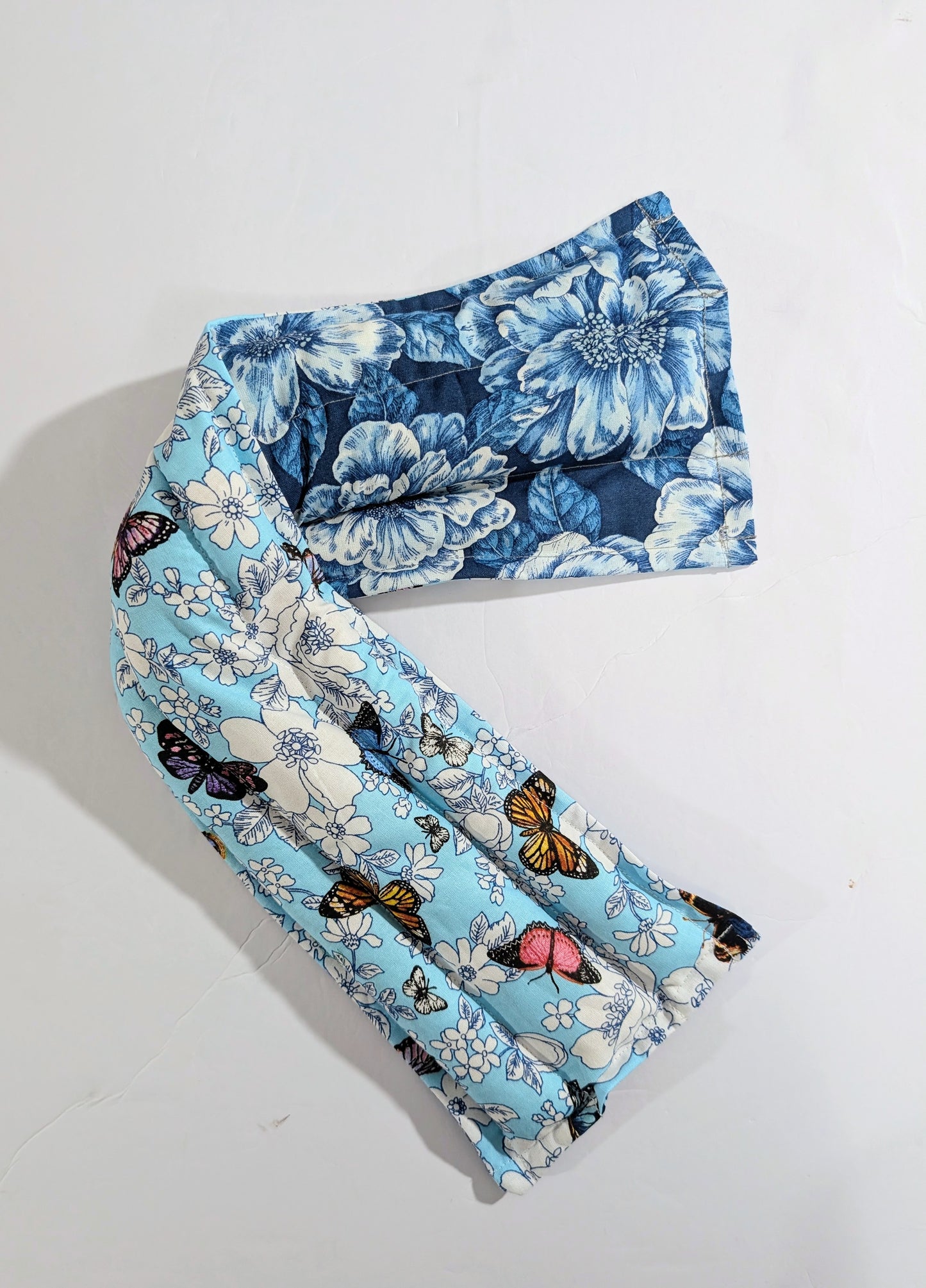 Rice flax seed therapeutic  heating/cooling, rice bag, Butterflies, Flowers