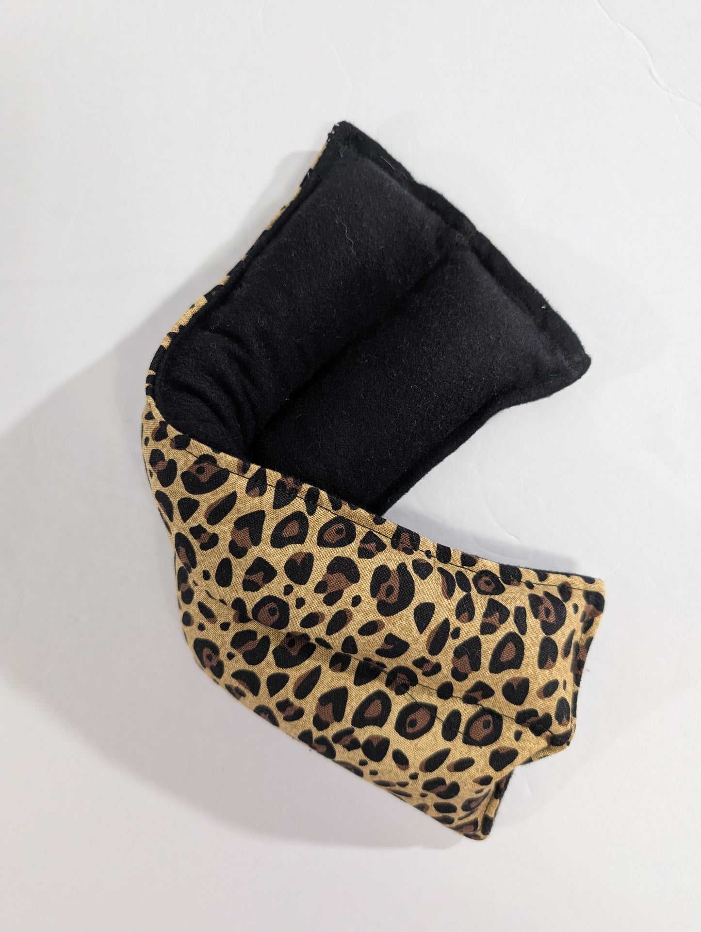 Rice therapeutic heating/cooling pad, rice bag, Heat/Cold Pack, Eye Bag, Red, Leopard Print