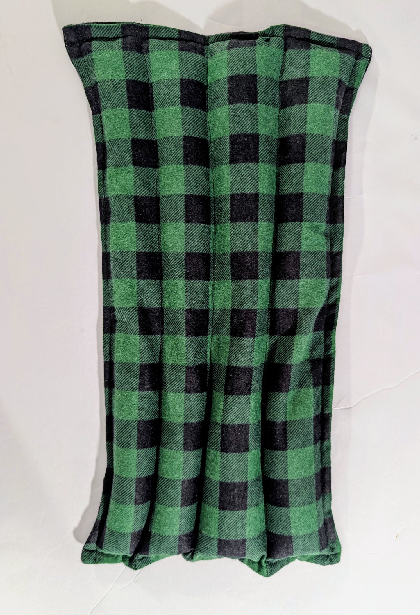 Rice flax seed therapeutic  heating/cooling rice bag, rice bag, heat pad, cold pack, Green, Plaid