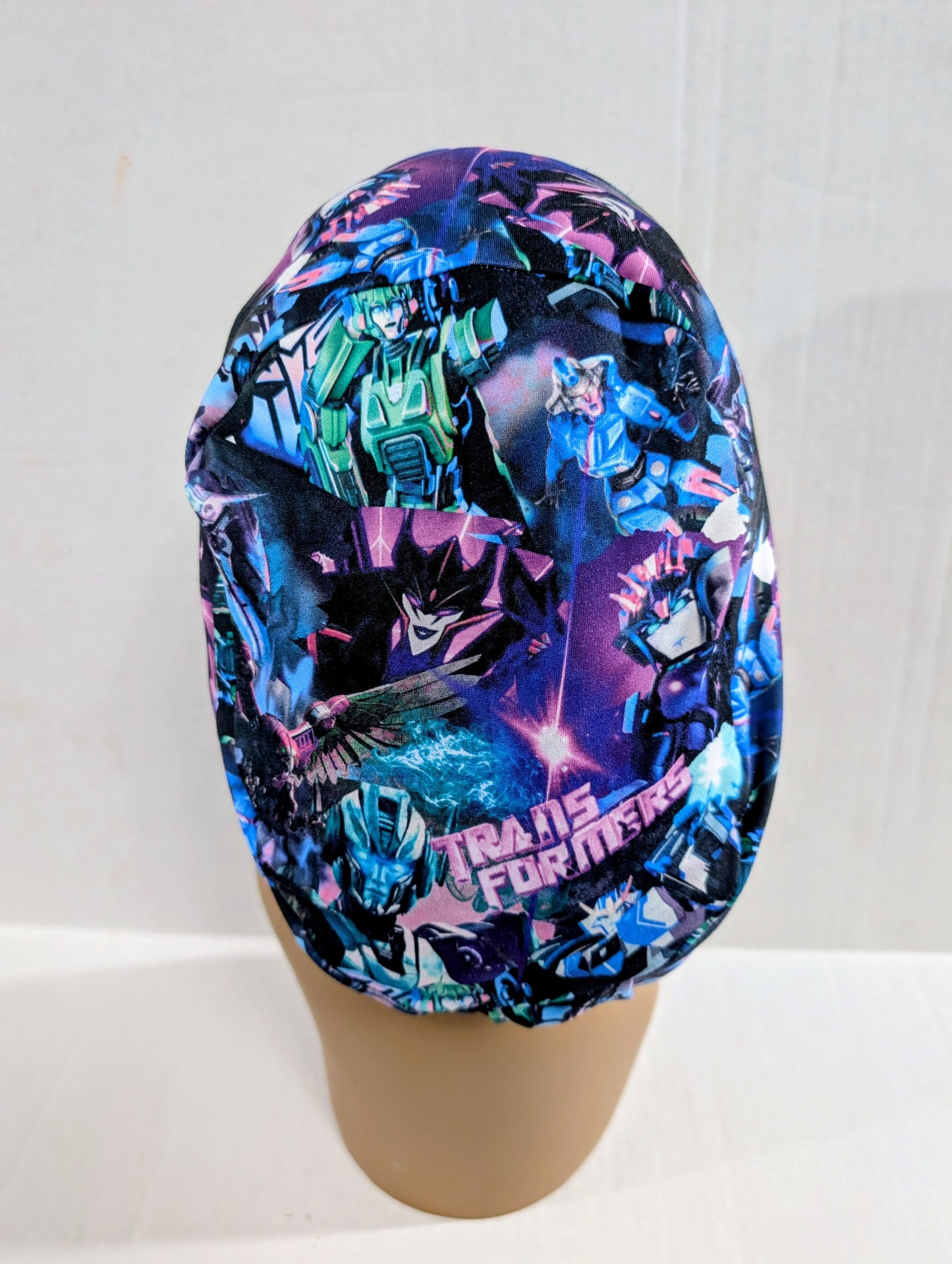 Scrub Cap, Surgical Hat, Euro Style Scrub Cap, Chemo Hat, Transformers