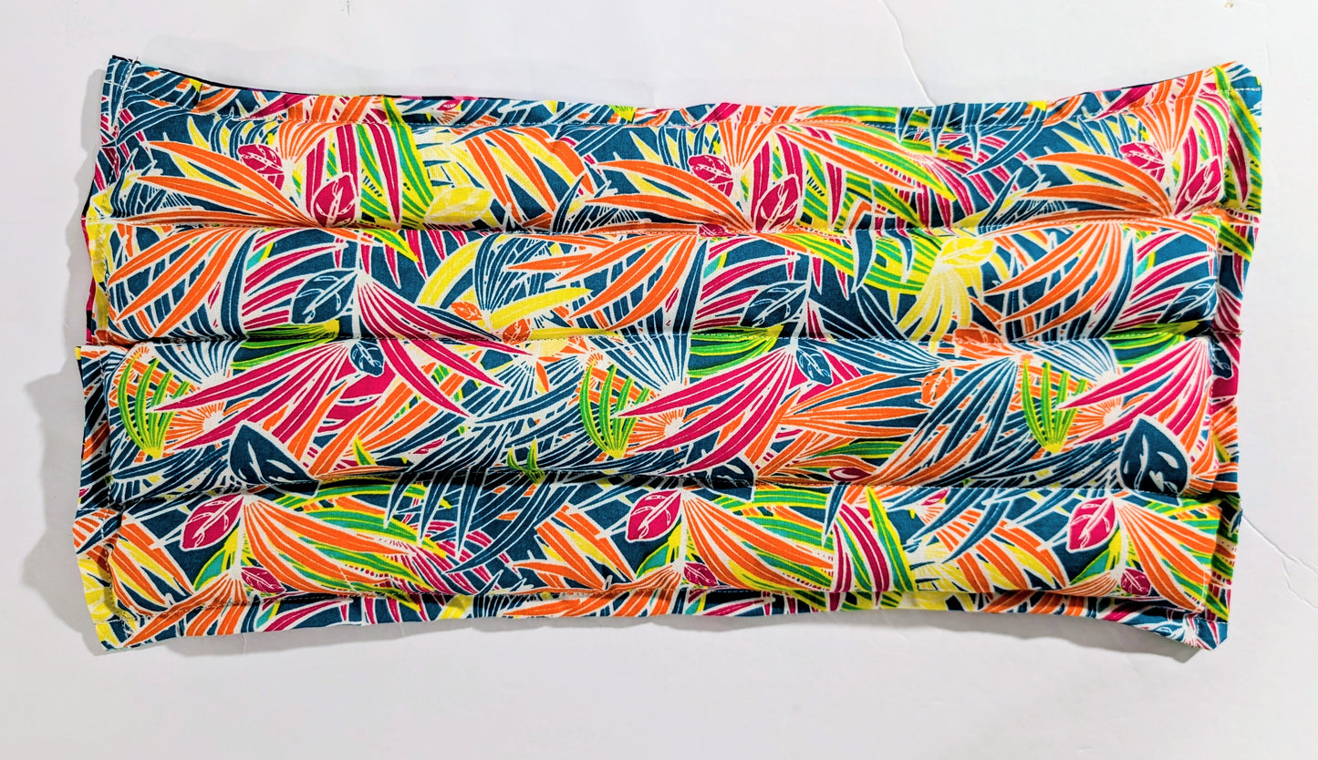 Rice flax seed therapeutic  heating/cooling Body Pad, rice bag, Tropical