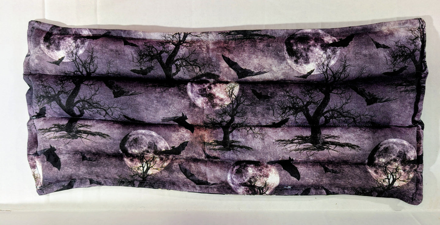 Rice therapeutic heating/cooling pad, rice bag, Heat/Cold Pack, Gothic, Ouija, Bats, Halloween
