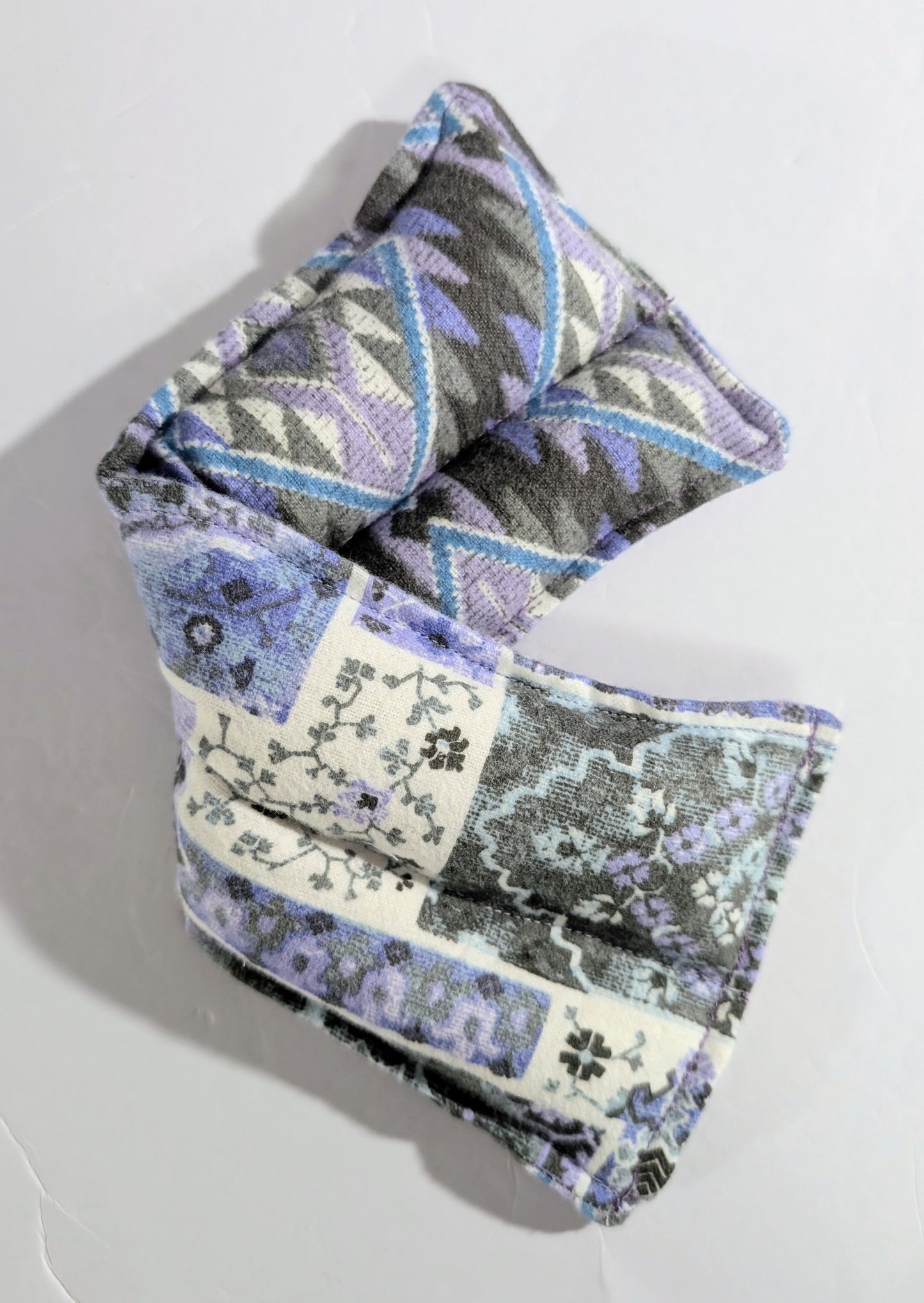 Rice therapeutic heating/cooling pad, rice bag, Heat/Cold Pack, Eye Bag, Aztec