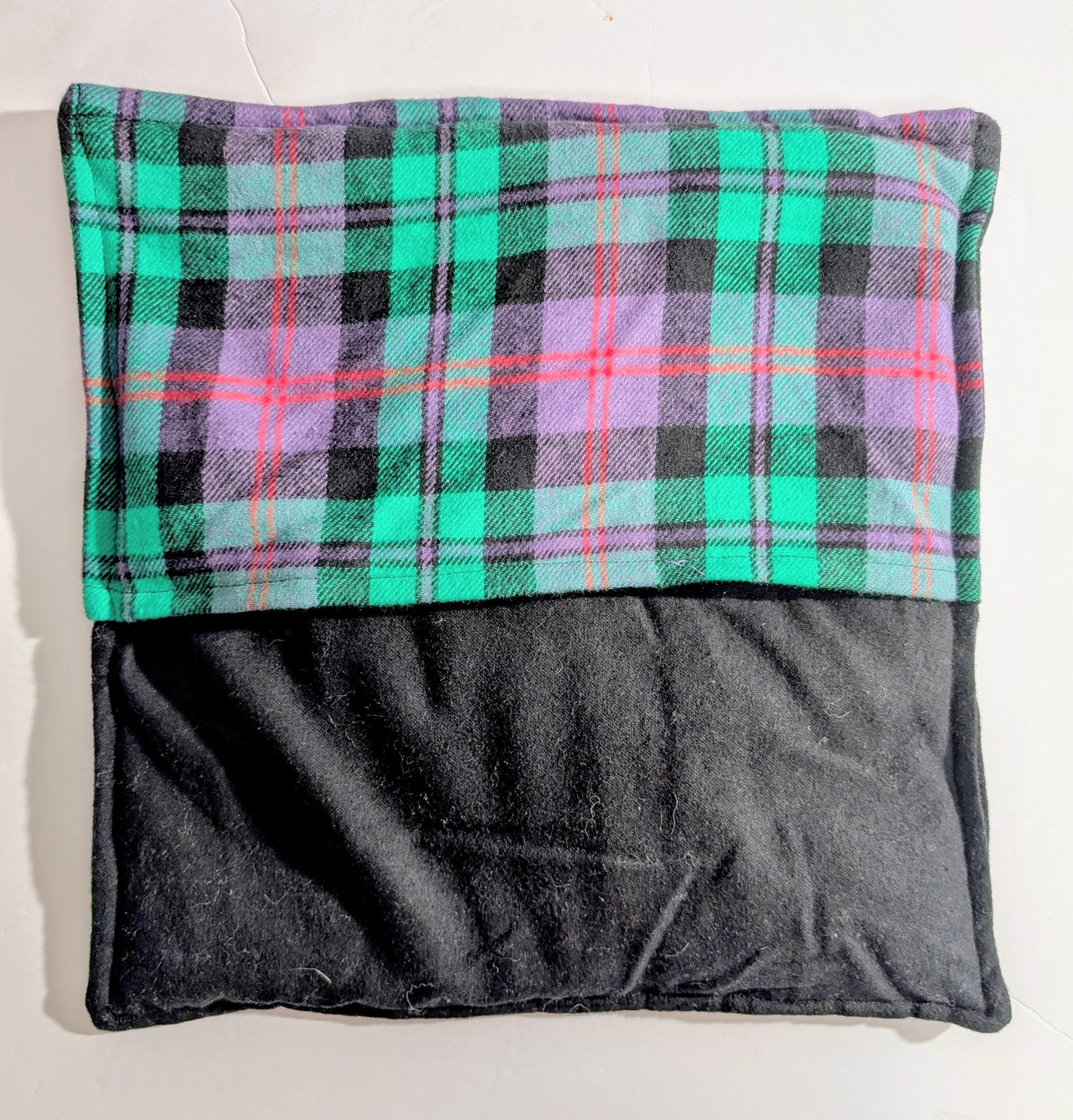 Rice Therapeutic Heating/cooling Foot Warmer, rice bag, heat pad, Plaid