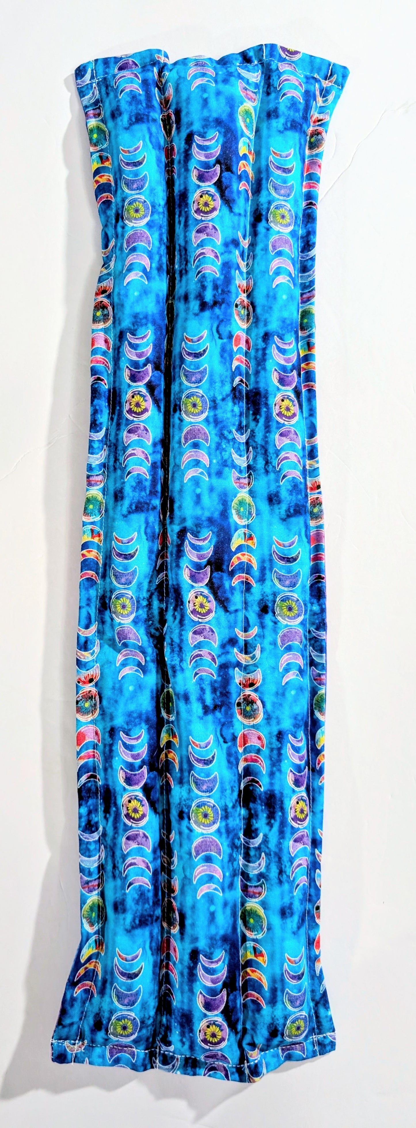 Rice flax seed therapeutic  heating/cooling neck wrap, rice bag, Moon Phases