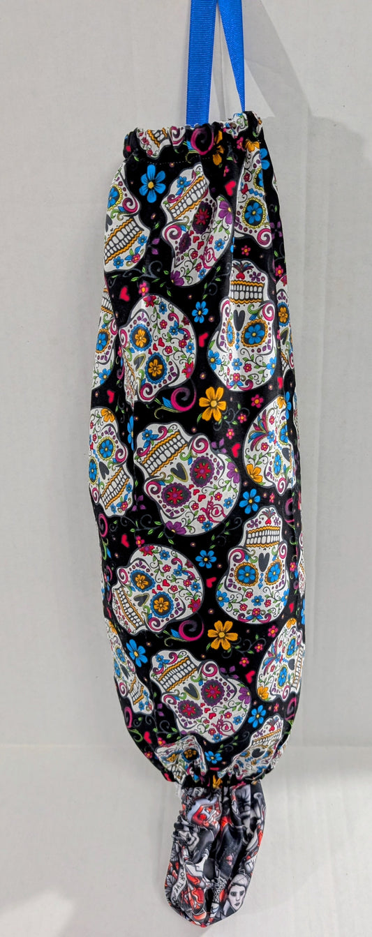 Plastic Bag Holder, Scrub Cap Holder, Rag Holder, Sugar Skulls