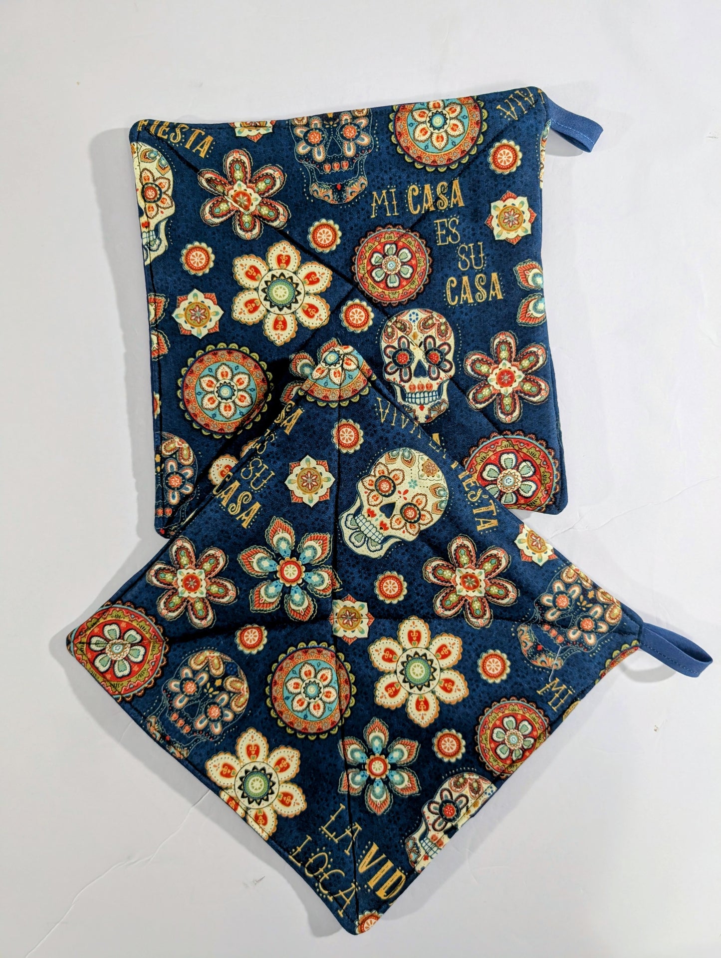 Sugar Skulls, PotHolder, Oven Mitt