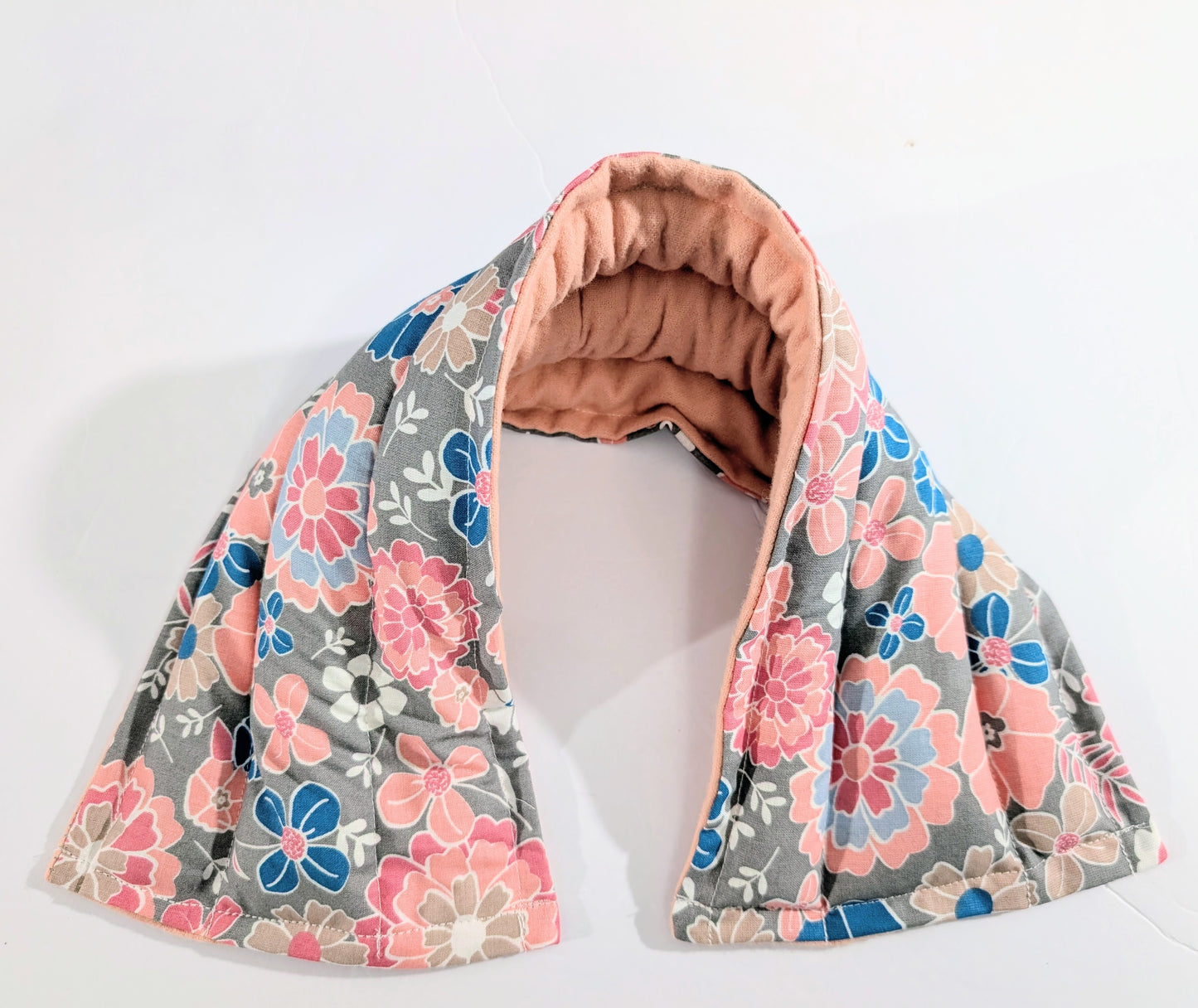 Rice flax seed therapeutic  heating/cooling neck wrap, rice bag, Flowers