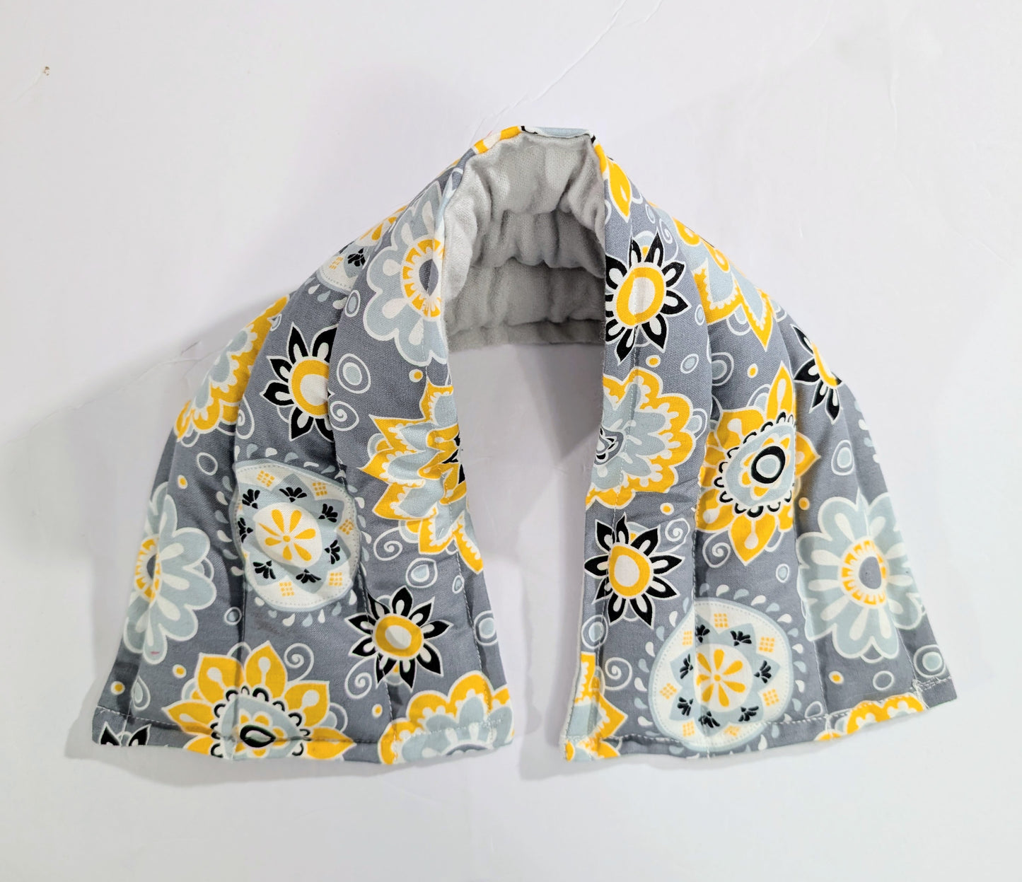 Rice flax seed therapeutic  heating/cooling neck wrap, rice bag, Bohemian