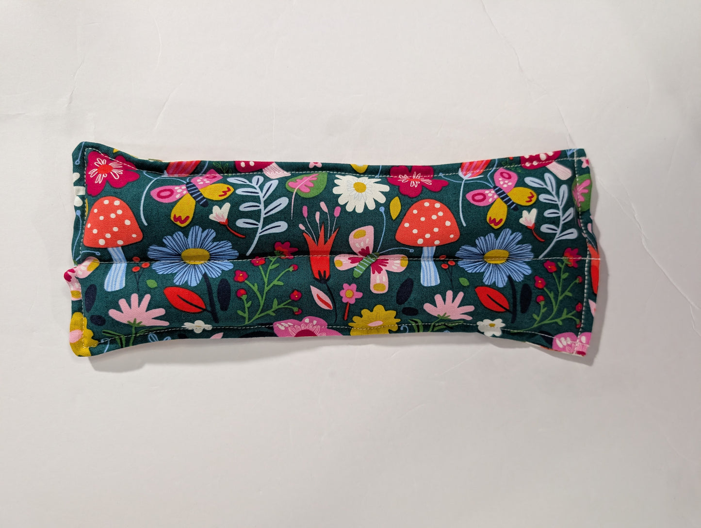 Rice flax seed therapeutic  heating/cooling neck wrap, rice bag, Flowers, Mushrooms