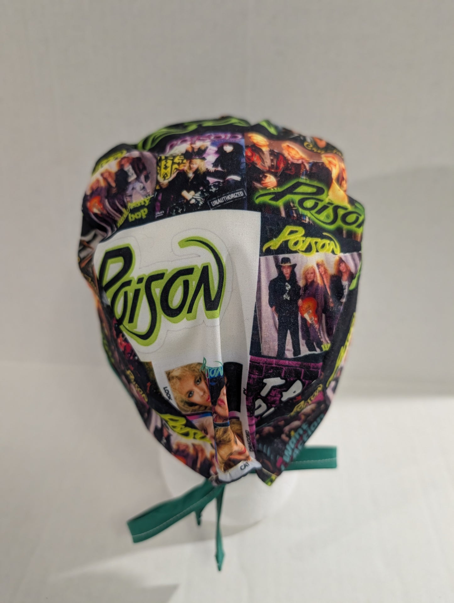 Poison, Skull cap, Doo Rag, Scrub Cap, Surgical Hat, Chemo Hat