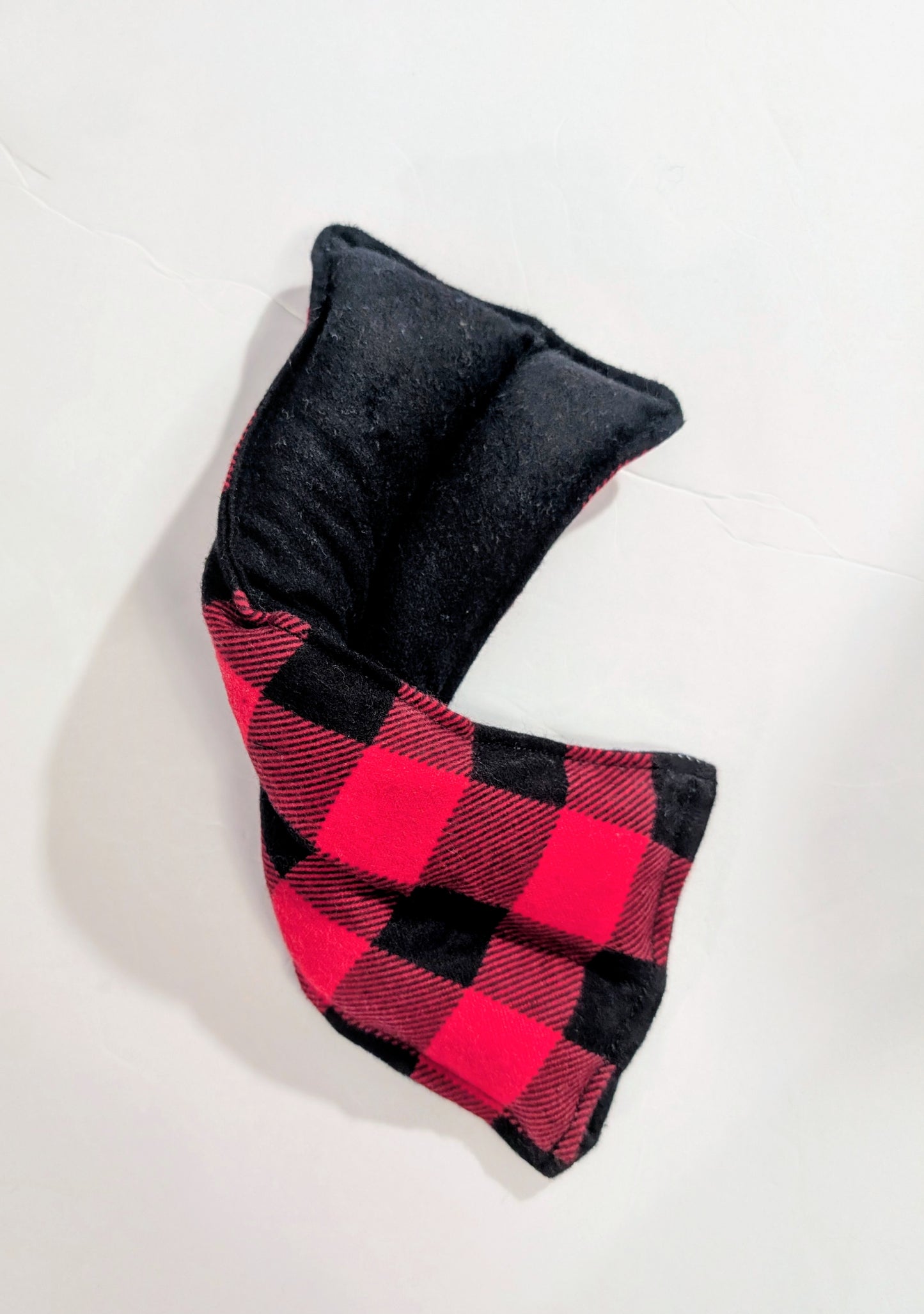 Rice therapeutic heating/cooling pad, rice bag, Heat/Cold Pack, Eye Bag, Red, Plaid