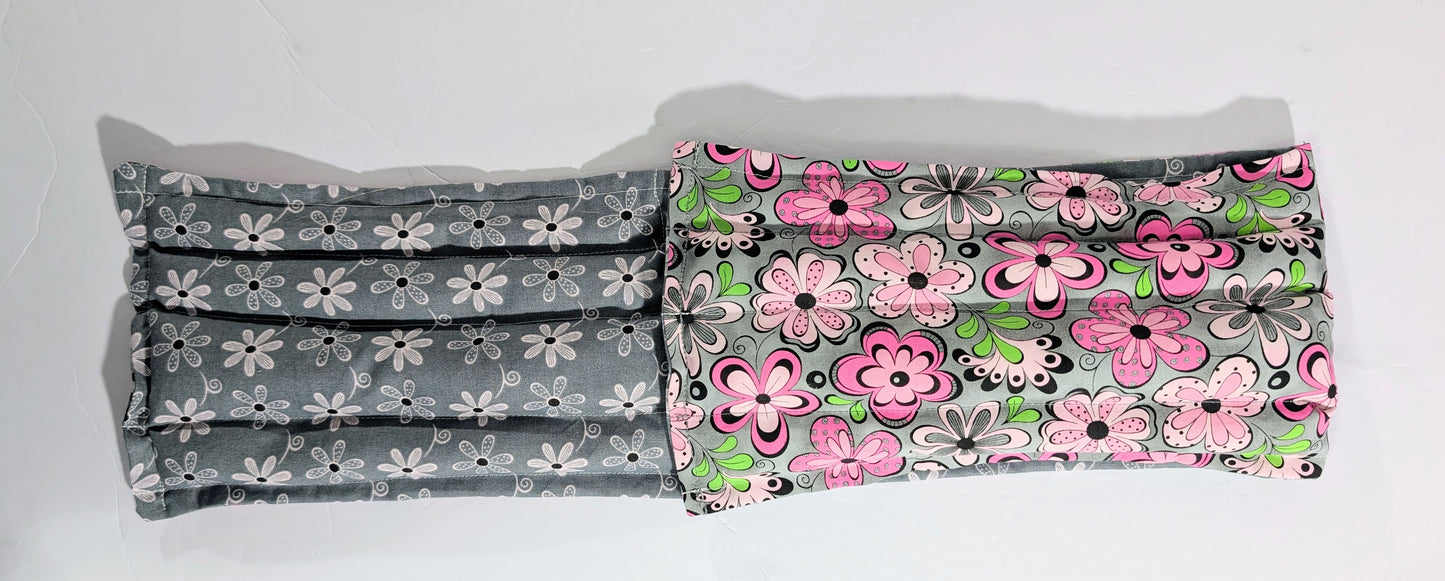 Rice therapeutic heating/cooling wrap, Rice Bag, Heat Pad, Cold Pack, Flowers