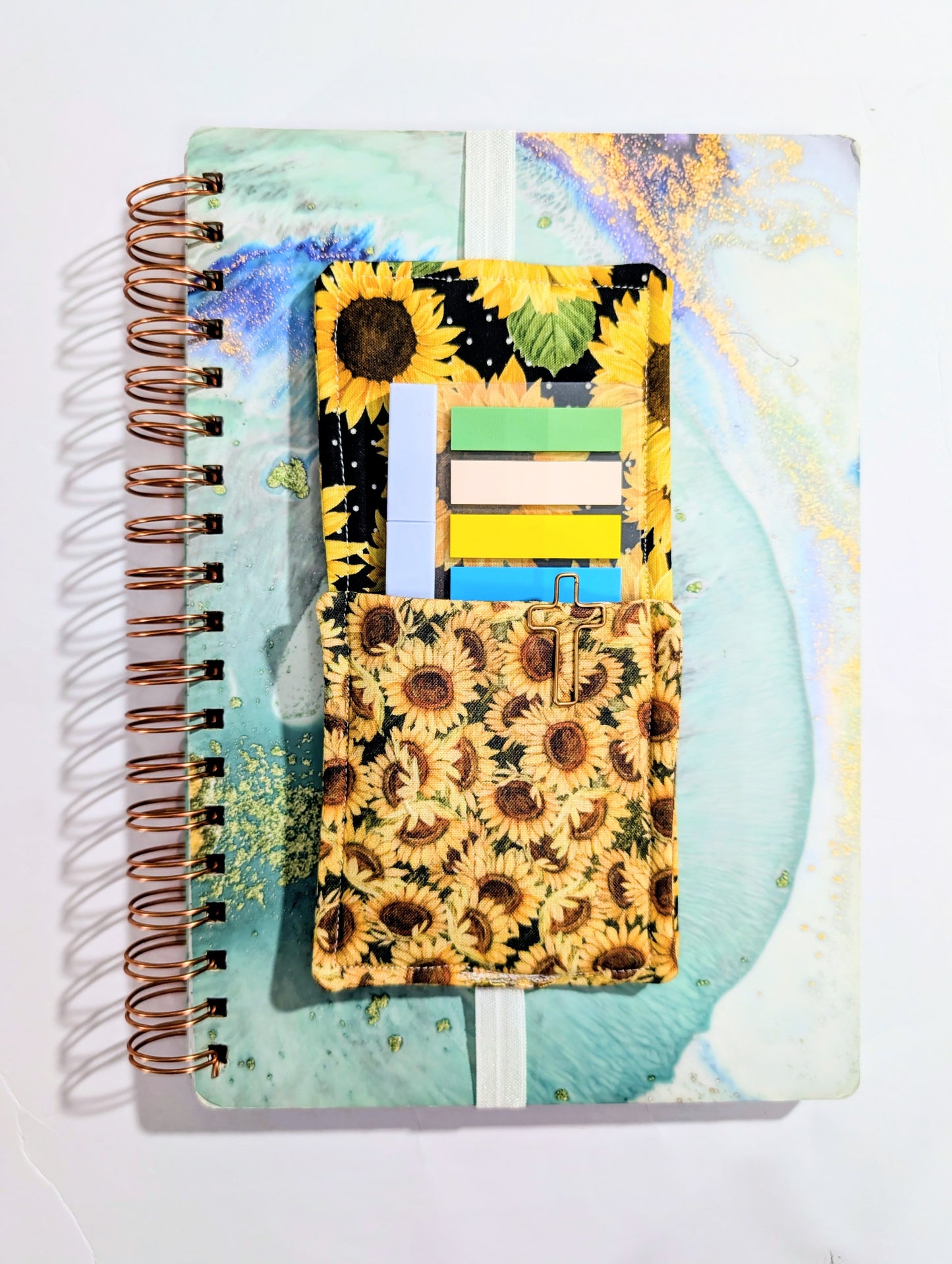 Annotation Bookmark Kit, Journaling, Bible Study, Sunflowers