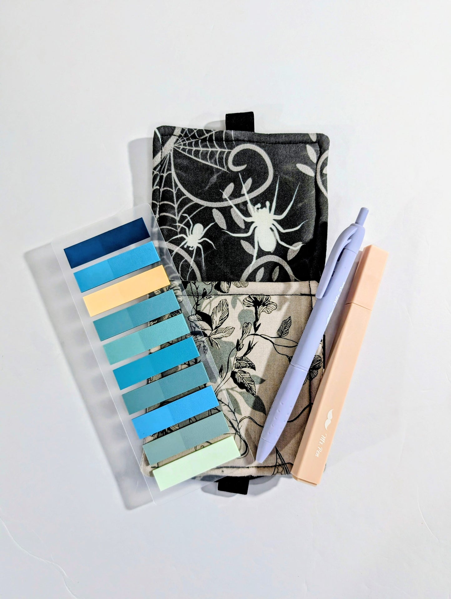Annotation Bookmark Kit, Journaling, Gothic, Spider, Spider Webs