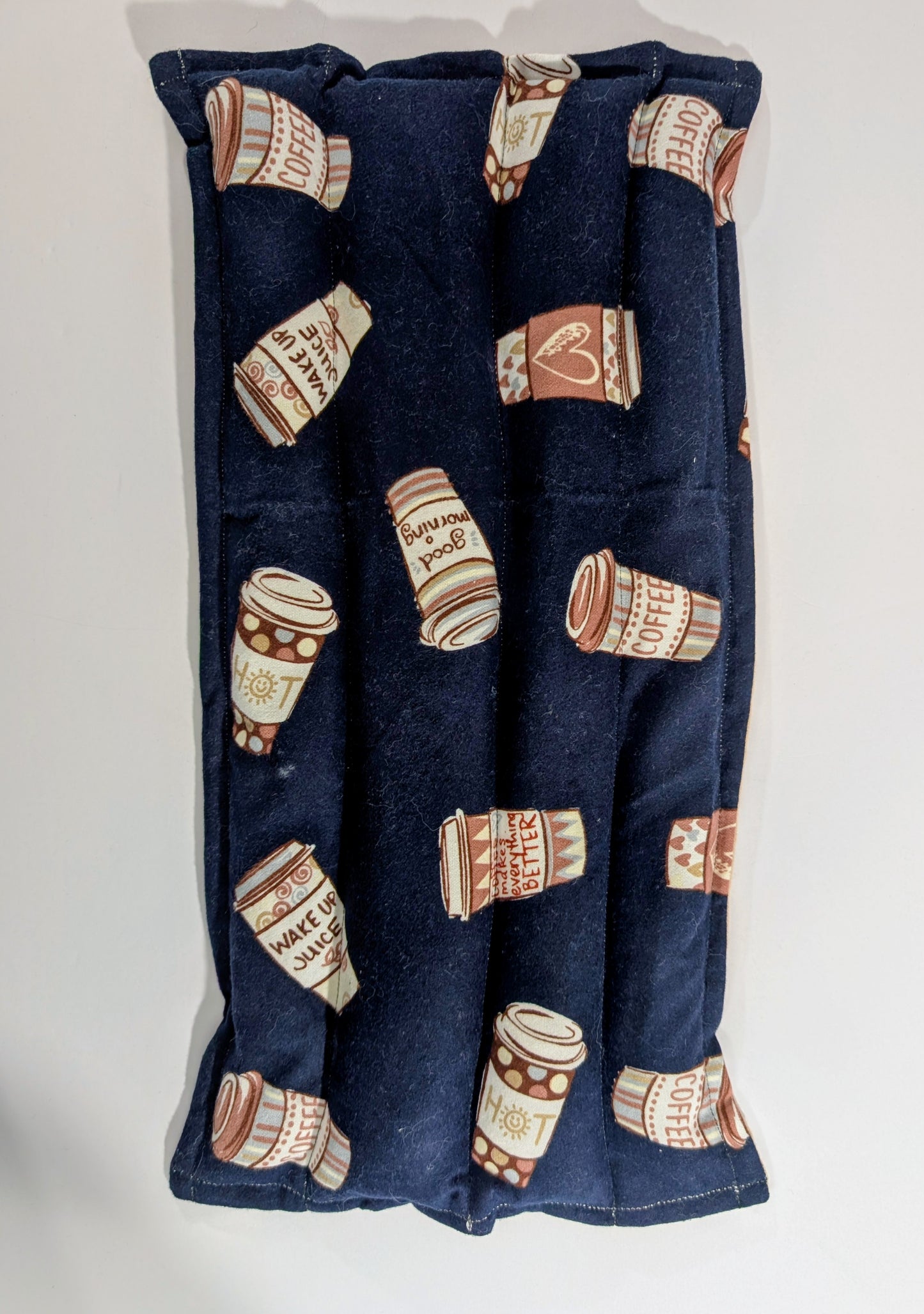 Rice therapeutic heating/cooling pad, rice bag, Heat/Cold Pack, Coffee