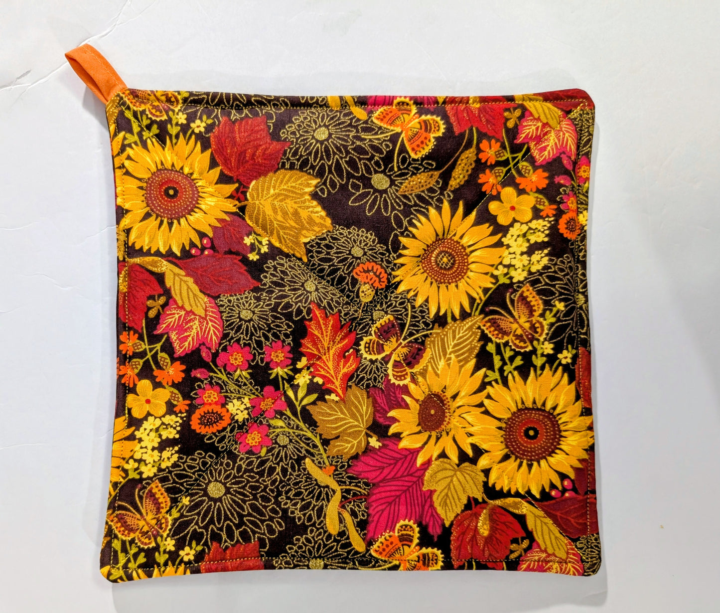 Fall, Sunflower, PotHolder, Oven Mitt