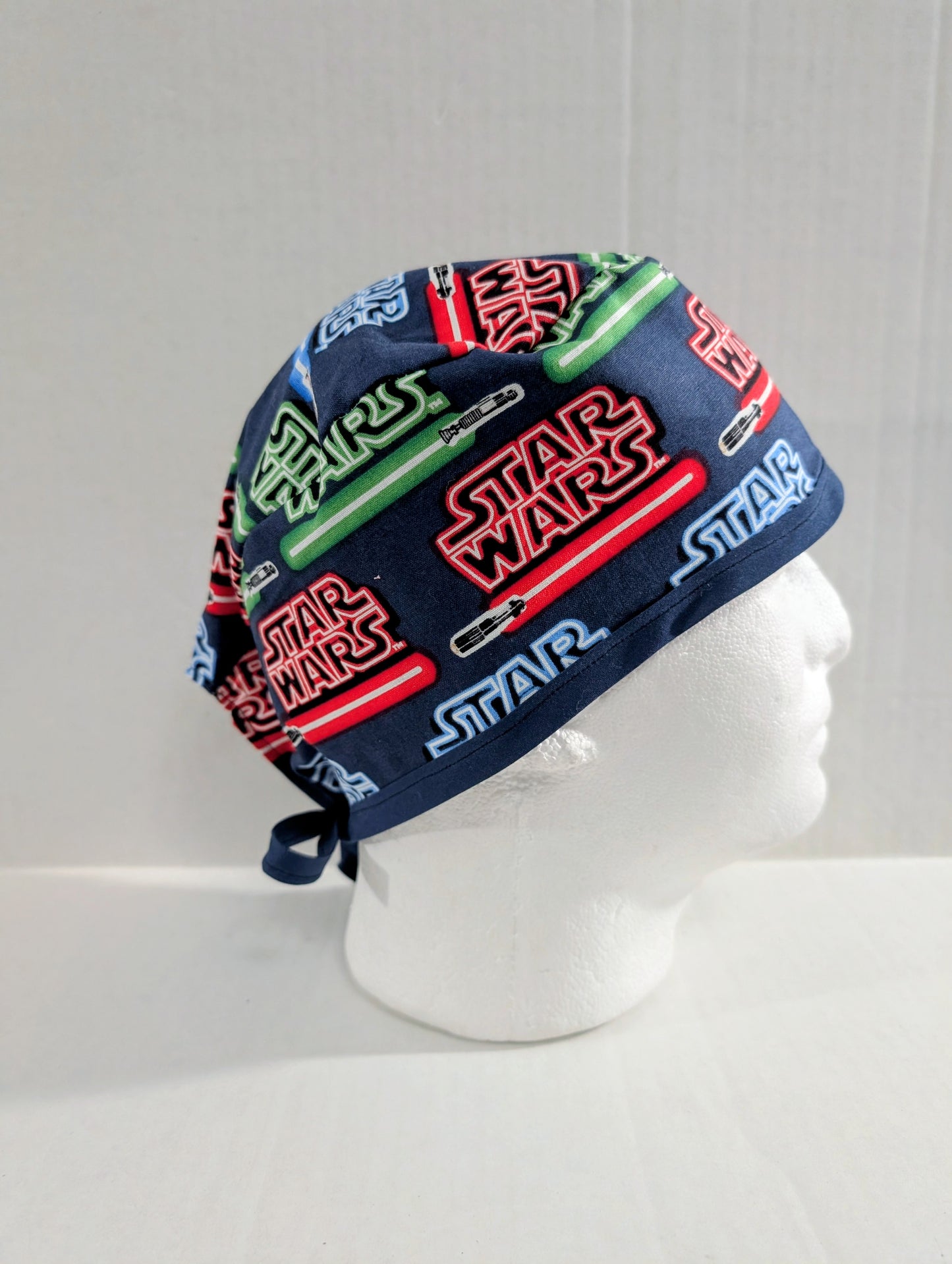 Skull cap, Doo Rag, Scrub Cap, Surgical Hat, Chemo Hat, Star