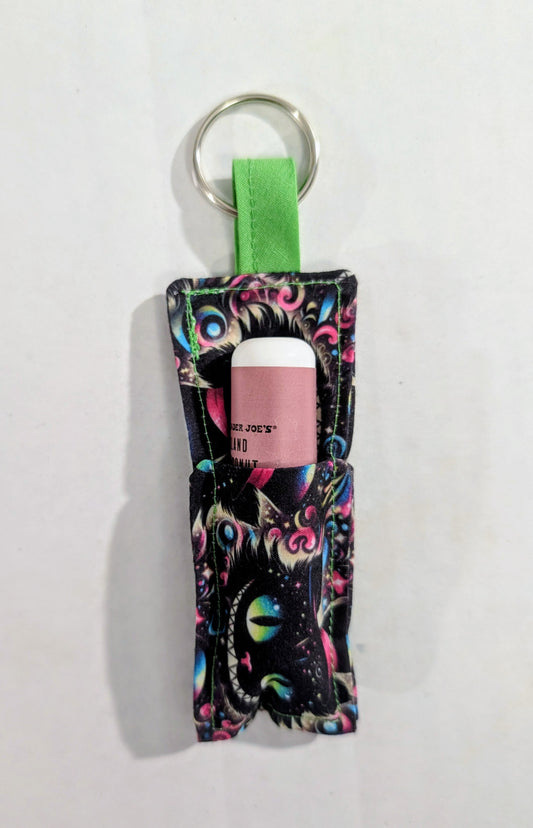 Chapstick Holder, Keychain Lipstick Holder, Lighter Holder, Keychain, Cat