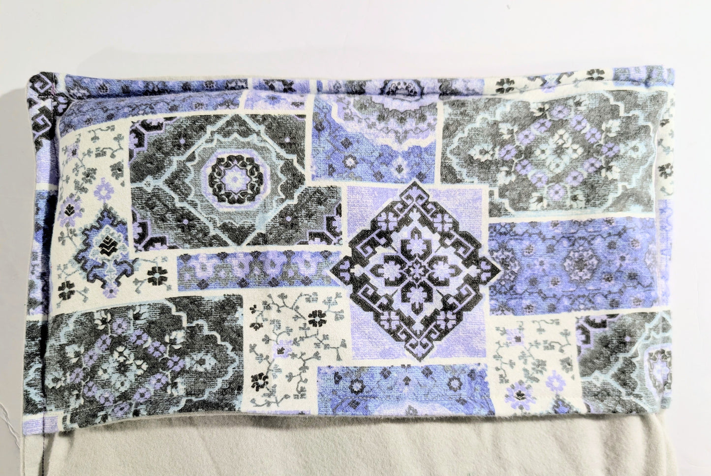 Rice Therapeutic Heating/cooling Foot Warmer, rice bag, heat pad, Purple&Gray