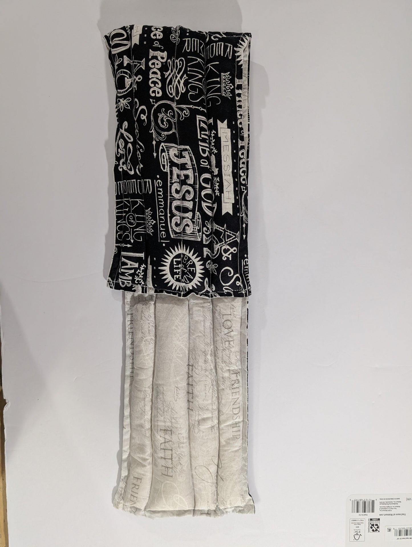 Rice flax seed therapeutic  heating/cooling neck wrap, rice bag, Religious, Faith