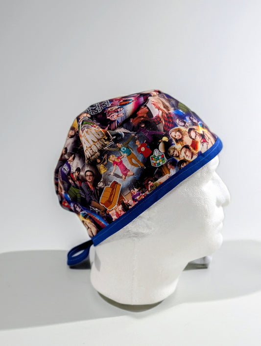Big Bang, Skull cap, Doo Rag, Scrub Cap, Surgical Hat, Chemo Hat