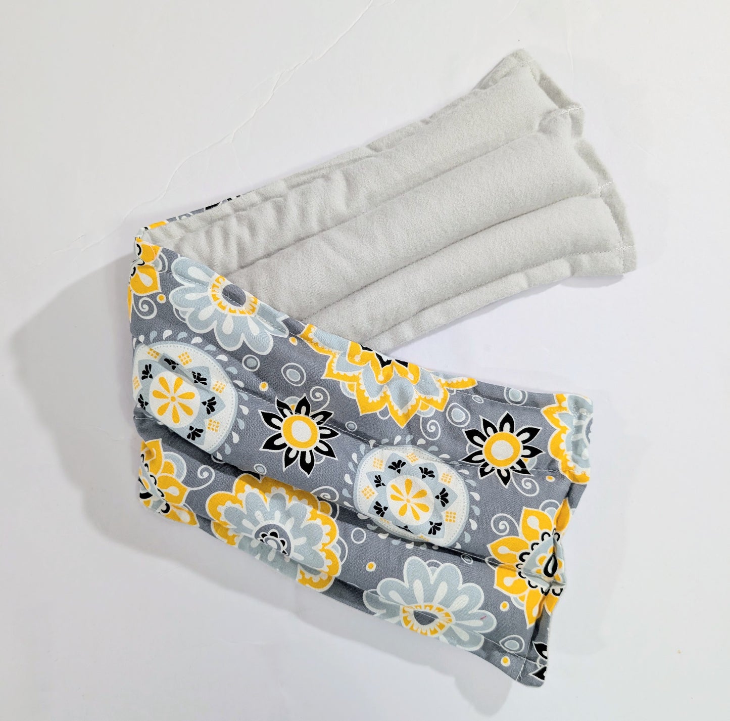 Rice flax seed therapeutic  heating/cooling neck wrap, rice bag, Bohemian