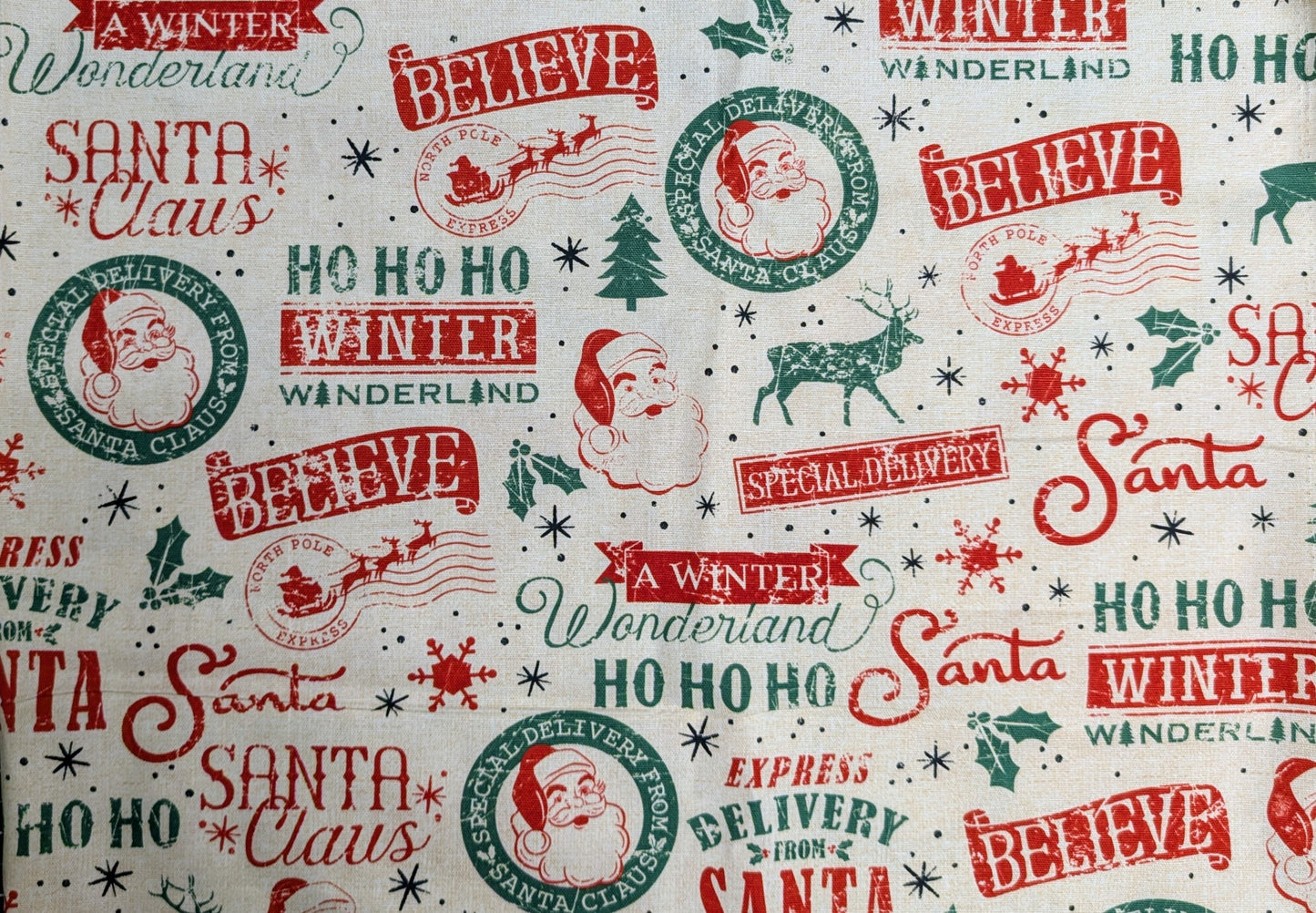 Christmas, Santa, Draft Stopper, Breeze Blocker, Door Snake