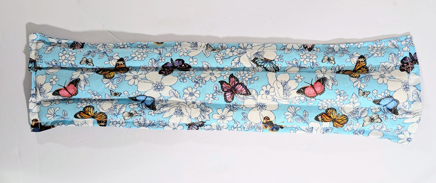 Rice flax seed therapeutic  heating/cooling, rice bag, Butterflies, Flowers