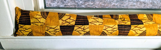 Door Draft Stopper, Cedar Filled, Draft Stopper, Window Draft Stopper, Geometric